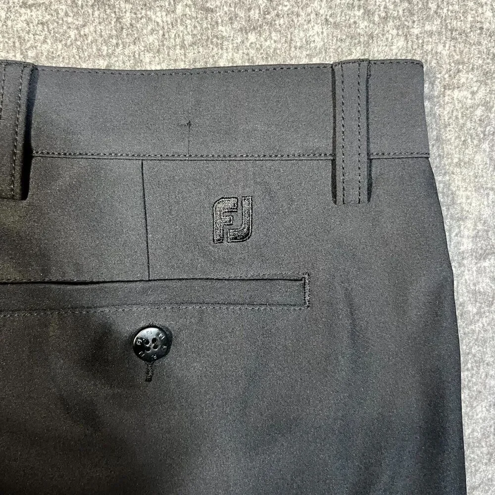 Footjoy FJ Performance Stretch Athletic Fit Golf Dress Pants Mens Black 36x30